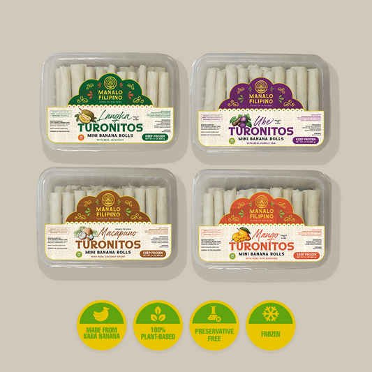 Party-pack Turonitos (Mini Banana Rolls) Ready-to-Cook | 4 Flavors