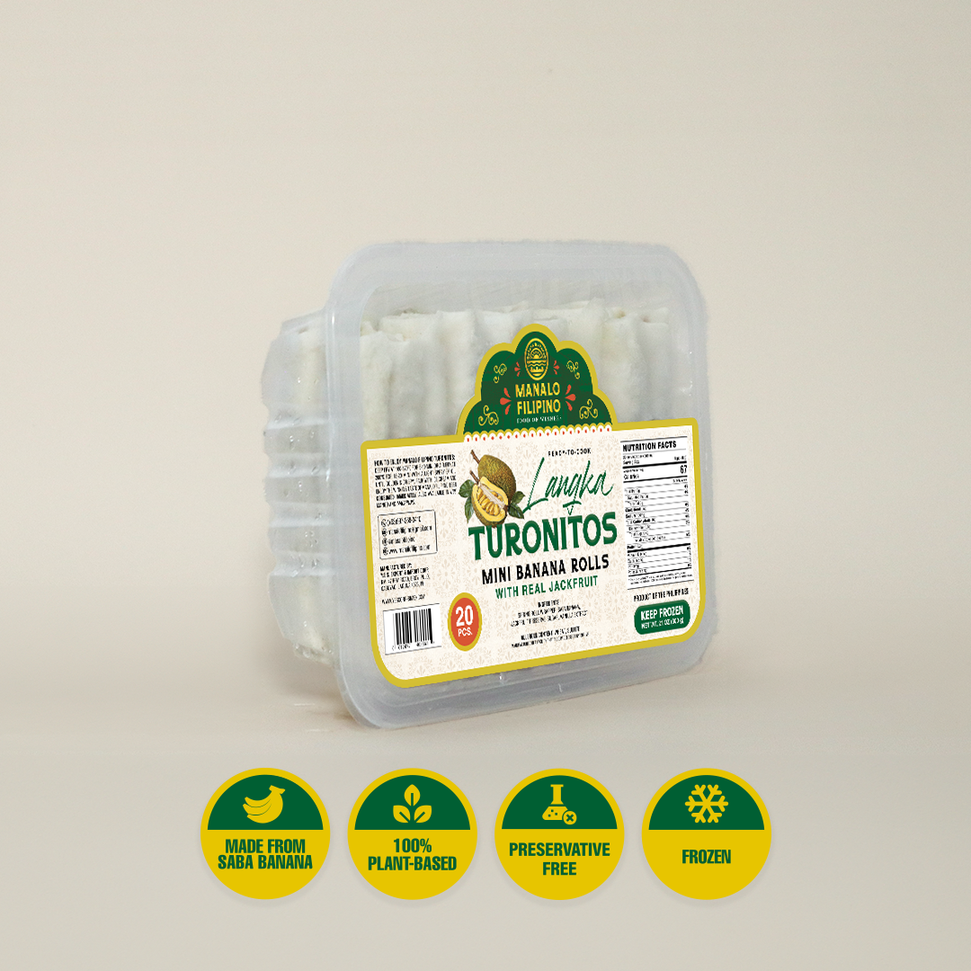 Frozen Langka Turonitos (Mini Banana Rolls - Jackfruit Flavor) | Ready-to-Cook | 20 pcs.