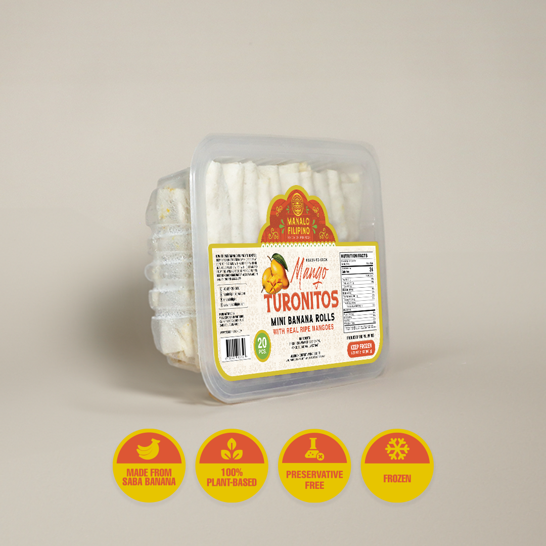 Frozen Mango Turonitos (Mini Banana Rolls) | Ready-to-Cook | 20 pcs.