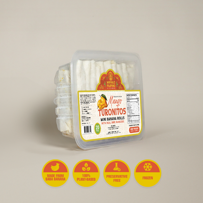 Frozen Mango Turonitos (Mini Banana Rolls) | Ready-to-Cook | 20 pcs.