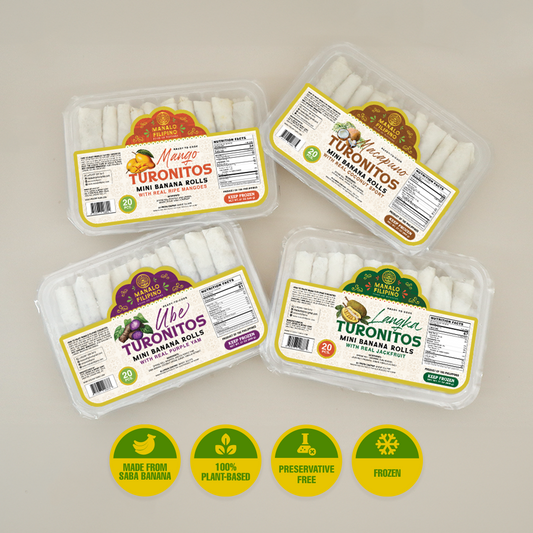 Frozen Party-pack Turonitos (Mini Banana Rolls) Ready-to-Cook | 4 Flavors